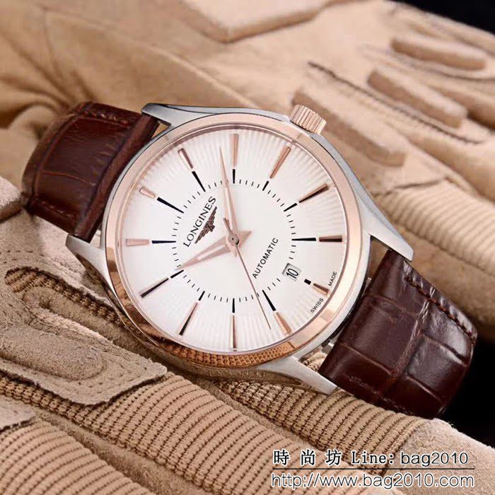 LONGINES浪琴 經典大三針 全自動機械 精品男士腕表 WSS1095